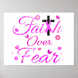 Poster Fé sobre o medo