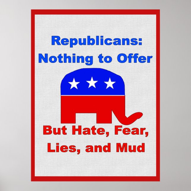 Poster Fearmongers GOP (Frente)