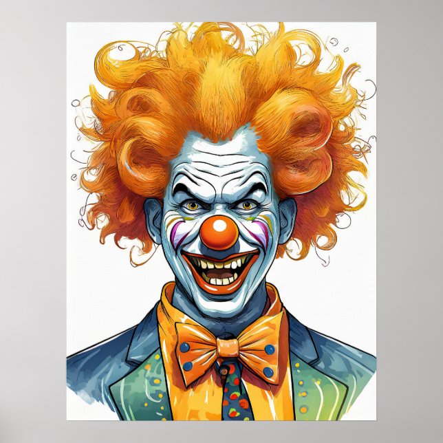 Poster Fearsome Clown (Frente)