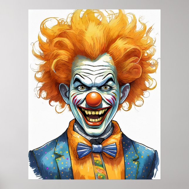 Poster Fearsome Clown (Frente)