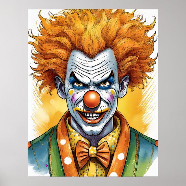 Poster Fearsome Clown (Frente)