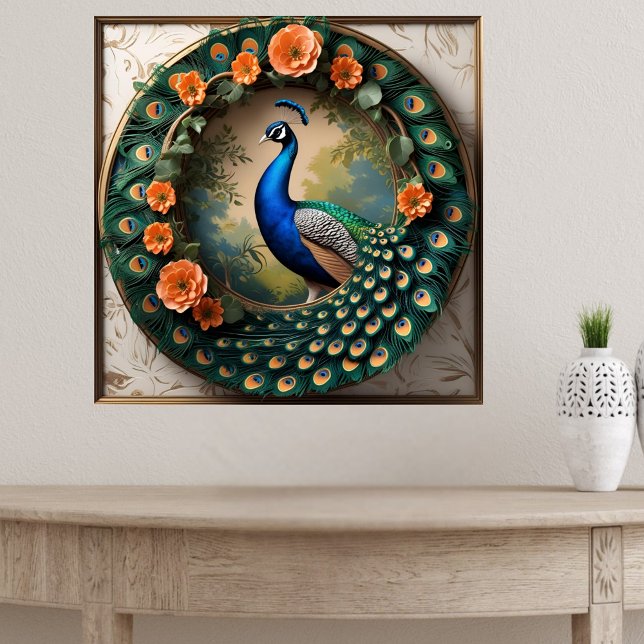 Poster Feathered Bloom (Criador carregado)
