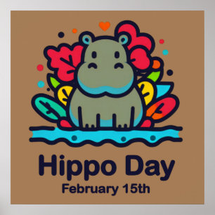 Poster Feb 15 Hippo Day