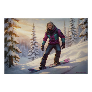 Pôster Febre de Snowboard