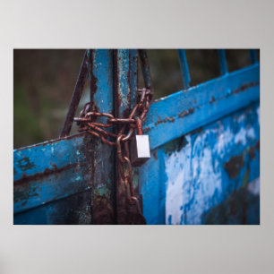 Poster Fechadura de porta antiga