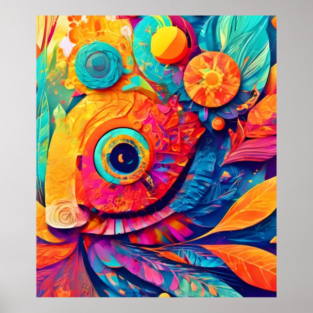 Poster Fechamento de Folha em Forma de Olho (Frente)