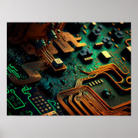 Fechamento de um conselho de circuito eletrônico.
