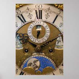 Pôster Fechamento de um relógio antigo, Alemanha