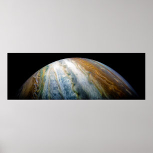 Poster Fechamento do Planeta Júpiter a partir de Juno fl