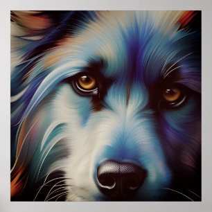 POSTER FECHAR O CACHORRO AZUL N RUST TERRIER FECHAR