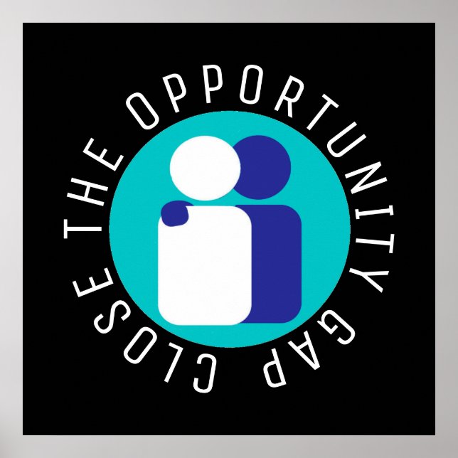 Poster Feche a reforma educacional de lacunas de oportuni (Frente)