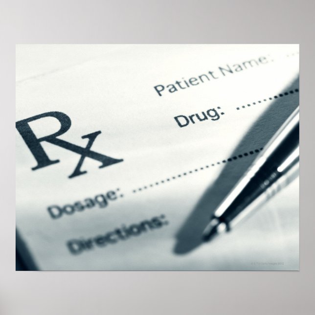 Poster Feche o cartucho e a caneta (Frente)