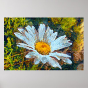 Poster Fecho Artístico de Flor Marguerita