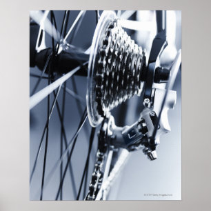 Poster Fecho das engrenagens das bicicletas 2