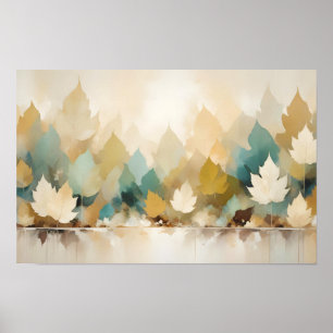 Poster Fecho de Folha Calm Tranquil