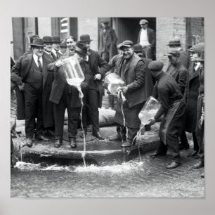 PÔSTER FEDERAL DUMP PROIBIU LIQUOR EM NOVA IORQUE