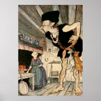 Poster Fee-fi-fo-fum, eu cheiro o sangue de um inglês