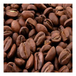 Pôster Feijão de café torrado artístico