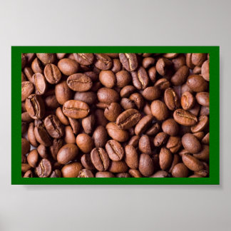 Pôster Feijões de café