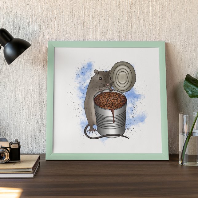 Poster Feijões de ratos e Assares (Criador carregado)