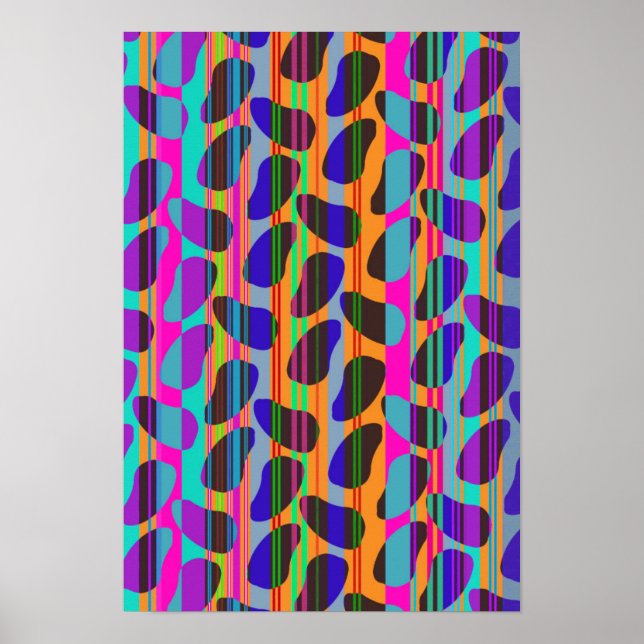 Poster Feijões de Stripe (Frente)