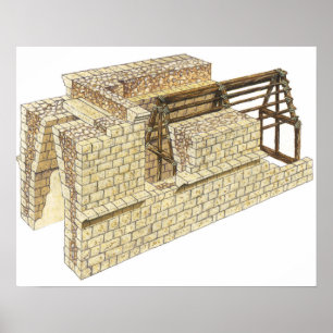 Poster Feira de cordel Maya. Detalhe. México