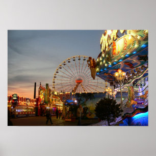 Poster Feira de divertimento em Brema, Alemanha