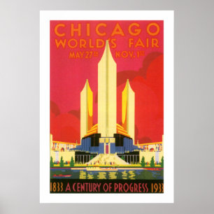 Pôster Feira de mundos de Chicago