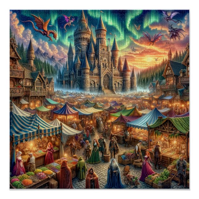 Pôster Feira Medieval Encantada (Frente)