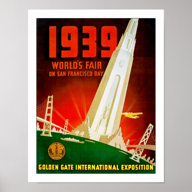 Poster Feira Mundial de São Francisco, 1939 (Frente)
