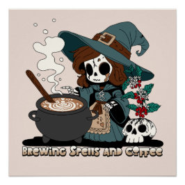 Pôster Feiticeira: Espelhos e Café