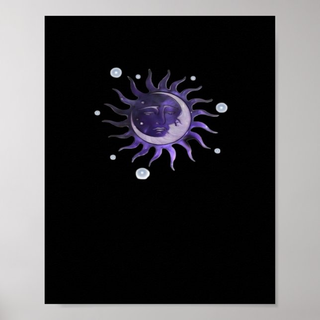 Poster Feiticeira Gótica Sun E Moon (Frente)