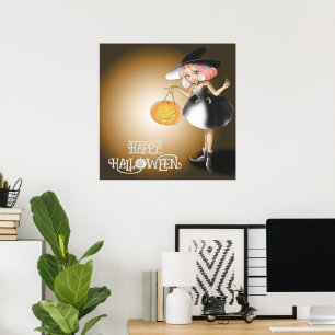 Poster Feiticeira Timísta Custa de Halloween