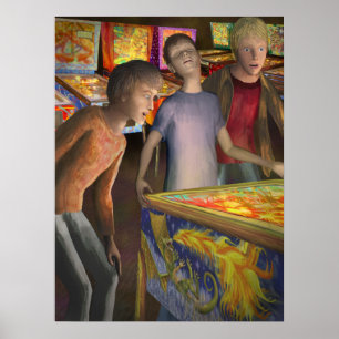 Pôster Feiticeiro do Pinball