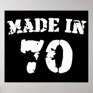 Pôster Feito Em 1970