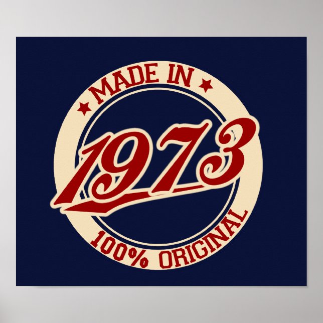 Pôster Feito Em 1973 (Frente)