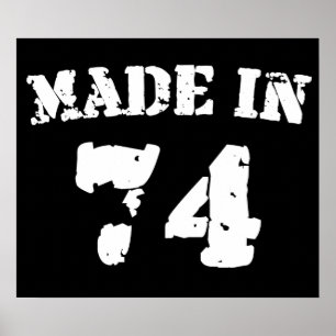 Poster Feito Em 1974