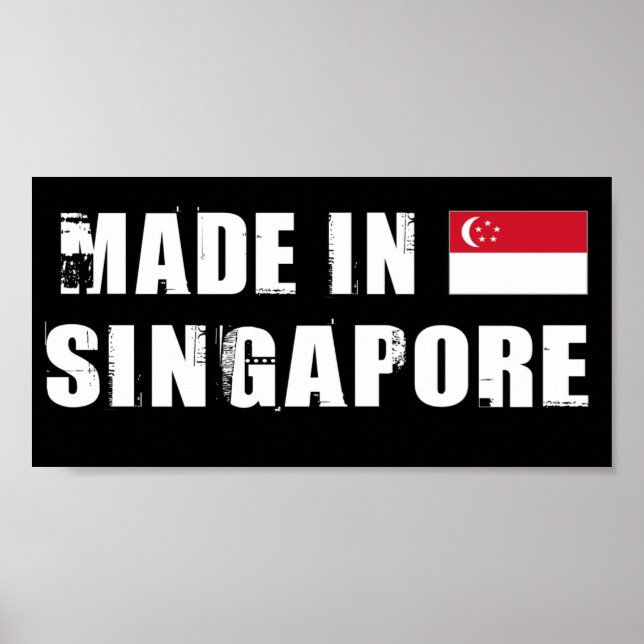 Poster Feito em Singapura (Frente)