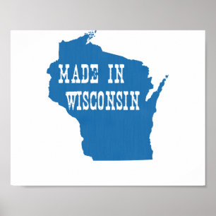 Pôster Feito em Wisconsin