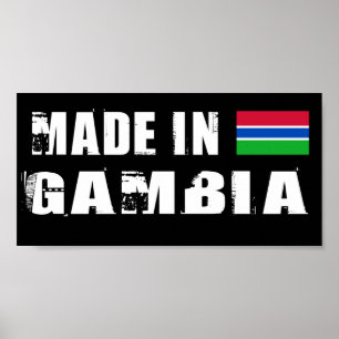 Poster Feito na Gâmbia