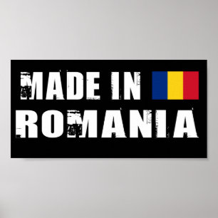 Pôster Feito na Romênia