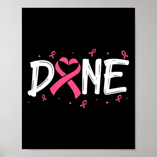 Poster Feito No Último Dia Da Radiação Quimio, Cancer Da  (Frente)