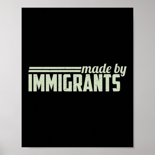 Poster Feito Por Imigrantes (Frente)