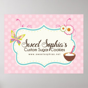 Poster feito sob encomenda da padaria