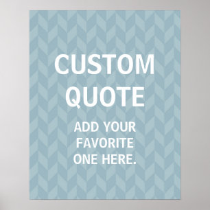 Poster feito sob encomenda das citações, viga do