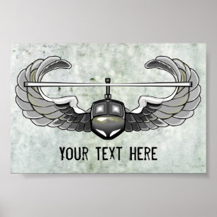 Poster feito sob encomenda do assalto de ar