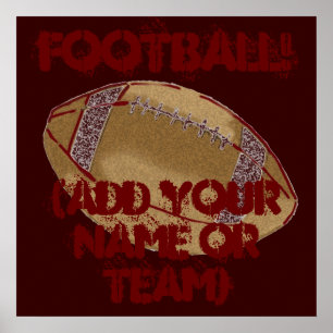 Poster feito sob encomenda do futebol