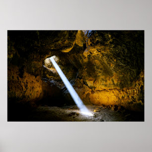 Poster Feixe-Sol Através De Um Tubo De Lava