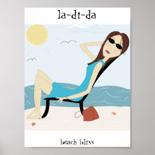 Poster Felicidade da praia