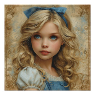 Pôster Felicidade do País das Maravilhas de Alice: Capric